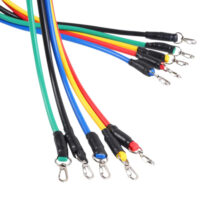 ფიტნეს ჟგუტის 5 ცალიანი კომკპლექტი(ფიტნეს სპორტული რეზინა, ჟგუტი წელვადი, მინი ტრენაჟორი,ფიტნესი) - Image 8