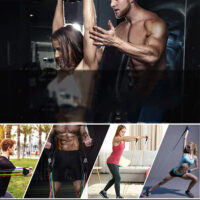 ფიტნეს ჟგუტის 5 ცალიანი კომკპლექტი(ფიტნეს სპორტული რეზინა, ჟგუტი წელვადი, მინი ტრენაჟორი,ფიტნესი) - Image 7