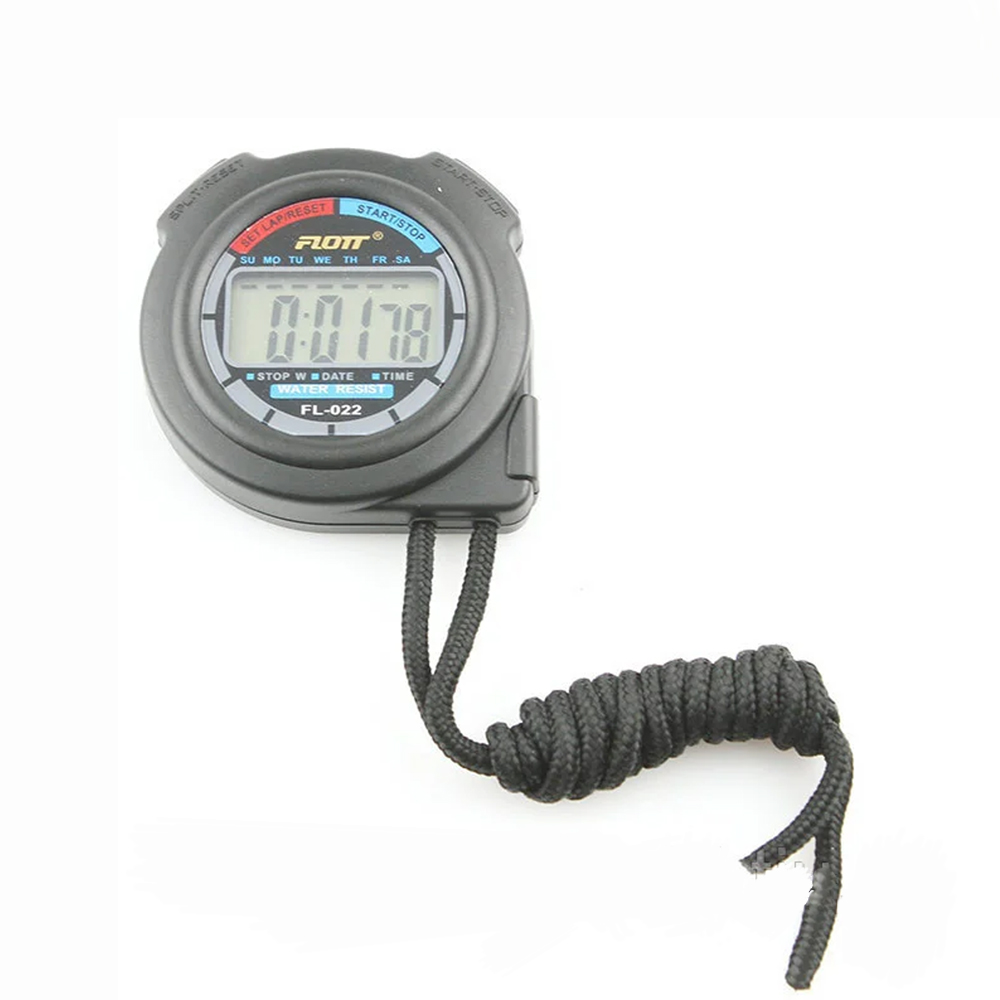 FLOTT PROFESIONAL DIGITAL STOPWATCH. RUNNING/SPEED TRAINING. TIME. DATE.  ALARM. FREE WHISTLE/WISEL.