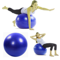 ფიტნეს ბურთი 65სმ იოგა სავარჯიშო პილატესის ბურთები - Image 18