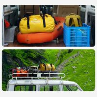 წყალგაუმტარი ჩანთა 40ლ/ჰერმეტიული წყალგაუმტარი ტომარა, კაიაკინგის, მდინარის, ჯომარდობის, მდინარის ნიჩბოსნობისთვის, Naturehike NH20FSB03/დაივინგი - Image 4