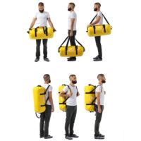 წყალგაუმტარი ჩანთა 40ლ/ჰერმეტიული წყალგაუმტარი ტომარა, კაიაკინგის, მდინარის, ჯომარდობის, მდინარის ნიჩბოსნობისთვის, Naturehike NH20FSB03/დაივინგი - Image 10