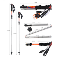 Nordic walking poles, aluminum trekking pole campleader - Image 6