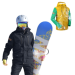 AIXHW მამაკაცის და ქალის ქარგაუმტარი და წყალგაუმტარი (5000მმ)  ზამთრის ქურთუკი (კურტკა,სათხილამურო ქურთუკი)