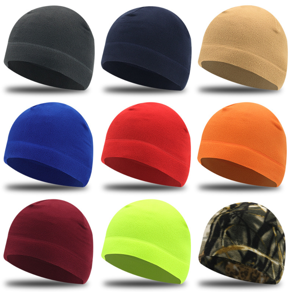 Sports hats men's and women's caps thickened hoods winter outdoor running  warm caps –