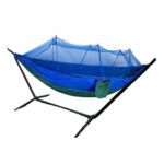 ჰამაკის სადგამი მეტალის ჰამაკით/ორადგილიანი ჰამაკი რკინის კონსტრუქციით კრონშტეინი ( მოჰყვება საჩუქრად ჰამაკი )