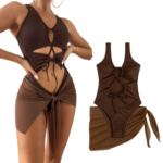 Купальник Женский, Купальник Женский Костюм для Всего Тела