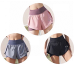 ქალის ორმაგი ფიტნეს შორტი, სპორტული შორტები, სავარჯიშო შორტი Under armour