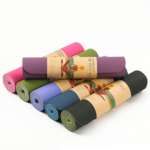 Керамат TPE 6мм Йога коврик   для йоги, спорта и фитнеса (антиаллергенный) маты.коврики  для спорта183х61х0,6см