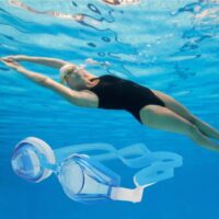 Очки для плавания, водонепроницаемые, эргономичный дизайн, сверхлегкие, регулируемый носовой упор, защитный силикон, летние очки для плавания с защитой от запотевания, очки для дайвинга — изображение 3