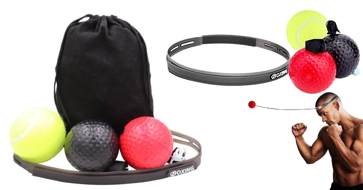 Boxing Fight Ball Punch Exercise Head Band Reflex Speed Training with — The  Thrive Cart