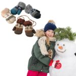 Specification: Name: Gloves Style: Mittens Material: Acrylic sizes: Suitable for ages 2 - 10 Colors: Red, Black, Navy, Brown, Pink, Beige ( 6 kinds of size for your choosing)
