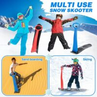 Ski Scooter, Sled to stand on, Folding Snow Ski Scooter/Snowboard Scooter - Image 8