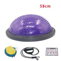 Woolen Fitness Exercise Jumping Ball for Body Balance and Coordination/Thickened Anti-Slip Balance Yoga Ball (Yoga Exercise Ball) - Image 8