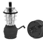 მზის ენერგიაზე და ბატარიაზე მომუშავე სალაშქრო ფანარი/მრავალფუნქციური კემპინგის სალაშქრო ფანარი/მანათობელი (LED ნათურა)