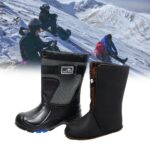 Boots Men's waterproof double warm shoes