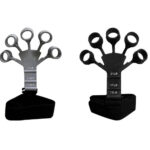 GRIPSTER რეგულირებადი სილიკონის თითის სავარჯიშო/ხელის სავარჯიშო, თითების სავარჯიშო ესპანდერი (ვარჯიში თითების ფუნქციისა და მოძრაობის გასაუმჯობესებლად) Grippy Finger Trainer