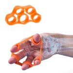 Finger Trainer Силиконовый зажим для пальцев, силовой тренажер, полоса сопротивления, дрожание рук, упражнения на запястье, упражнения на растяжку, тренажер для пальцев, упражнения/Эспандер для тренировки пальцев и рук