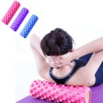 Ролик для мышц 45 см для глубокого массажа тканей тела для тренажёрного зала. Роллер для снятия боли в спине, шее и коленях. Ролик для йоги, фитнес-тренировок, оборудование для массажа мышц, восстановления мышц, растяжки. Массажные валики для спины  и шеи