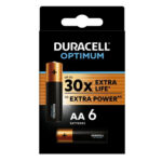 ელემენტი DURACELL AA6/5000394158818, დურასელის ელემენტები