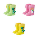 საბავშვო ბოტი, საწვიმარი ჩექმები მანჟეტებით ბავშვის წყლის ფეხსაცმელი EVA რბილი წყალგაუმტარი წვიმის ჩექმები/ბოტი,ბოტები