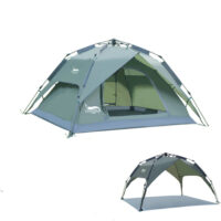 ავტომატურად გასაშლელი სალაშქრო კარავი (3 ადგილიანი) DesertFox, სალაშქრო კარვები/ტენტები, წყალგაუმტარი კარავი ლაშქრობისთვის, პიკნიკისთვის - Image 2