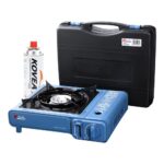 პორტატული გაზქურა MAXSUN (მოყვება დამატებით გაზის ბალონი KOVEA KGF-0220 gr) /ღუმელი პორტატული BBQ ღუმელი ქარგაუმტარი ხანძარსაწინააღმდეგო საქვაბე მოწყობილობა 2200W ენერგიის დამზოგავი ღუმელი/გაზი