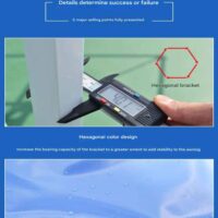 2x2 Шатер Раздвижной тент гармошка Шатры белый металл (6 угла) брезентовый водонепроницаемый Тент синий/Складная палатка с железной конструкцией/брезентом (6 угла, квадратная) — изображение 6