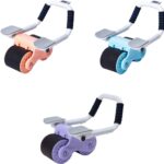 მინი ტრენაჟორი პრესის , როლერი გორგოლაჭი სავარჯიშო/პრესის ფიტნეს როლერი , ავტომატური ბორბალი  მობრუნებითი ფუნქციით  იდაყვის საყრდენით, სავარჯიშო მინი ტრენაჟორი ფეხის, ზურგის, მუცლის და ზურგის კუნთების გასაძლიერებლად ტრენაჟორები ტაიმერით