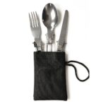 სალაშქრო ნაკრები (კოვზი, დანა, ჩანგალი,ჭურჭელი)