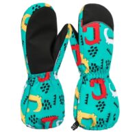 Перчатки для детей 3–11 лет. Зимние лыжные теплые ветрозащитные перчатки для детей и взрослых. — изображение 3