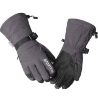 ხელთათმანები სათხილამურო, ქარის საწინააღმდეგო და წყალგაუმტარი ზამთრის თბილი ხელთათმანები, მამაკაცის და ქალის სათხილამურო ხელთათმანები - Image 7