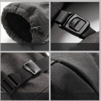 ხელთათმანები სათხილამურო, ქარის საწინააღმდეგო და წყალგაუმტარი ზამთრის თბილი ხელთათმანები, მამაკაცის და ქალის სათხილამურო ხელთათმანები - Image 5