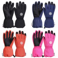 ხელთათმანები 4-14 წლამდე, ბავშვის ზამთრის საბავშვო სათხილამურო , სათხილამურო ხელთათმანები ბავშვებისთვის და მოზარდებისთვის  , ქარის და სიცივის საწინააღმდეგო  ბავშვთა სათხილამურო ხელთათმანები