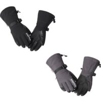 ხელთათმანები სათხილამურო, ქარის საწინააღმდეგო და წყალგაუმტარი ზამთრის თბილი ხელთათმანები, მამაკაცის და ქალის სათხილამურო ხელთათმანები