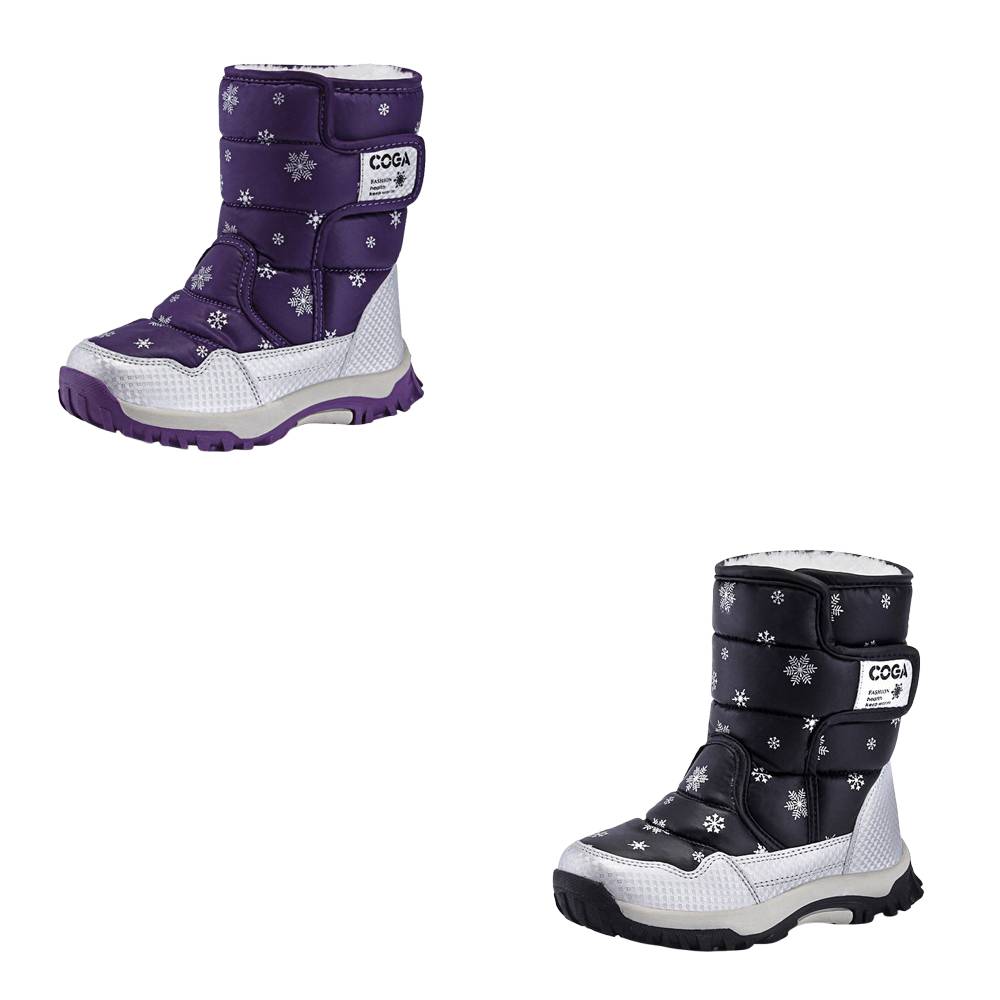 mainskifumfulebi ჩექმა საბავშვო, წყალგაუმტარი ზამთრის ჩექმები, დათბილული ბავშვის ზამთრის ფეხსაცმელი, ზამთრის თბილი ფეხსაცმელი ბიჭებისთვის და გოგონებისთვის - Image 1