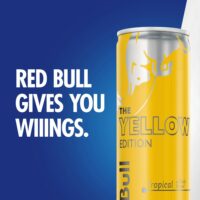 Тропический энергетический напиток Redbull YELLOW EDITION/0,250 мл/напитки — изображение 2