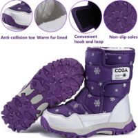 ჩექმა საბავშვო, წყალგაუმტარი ზამთრის ჩექმები, დათბილული ბავშვის ზამთრის ფეხსაცმელი, ზამთრის თბილი ფეხსაცმელი ბიჭებისთვის და გოგონებისთვის - Image 7