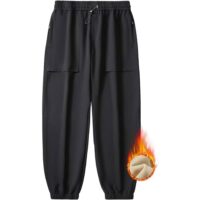 Trousers Warm Unisex Waterproof Velvet Lined Thermal Pants for Autumn Winter Spring Hiking Casual Workwear Mountains/unisex - Image 10