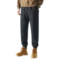 Trousers Warm Unisex Waterproof Velvet Lined Thermal Pants for Autumn Winter Spring Hiking Casual Workwear Mountains/unisex - Image 2