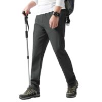 Trousers Men's Warm Waterproof  Thermal fleece Lined Pants for Autumn Winter Spring Hiking Casual Workwear Mountains - Image 3