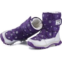 ჩექმა საბავშვო, წყალგაუმტარი ზამთრის ჩექმები, დათბილული ბავშვის ზამთრის ფეხსაცმელი, ზამთრის თბილი ფეხსაცმელი ბიჭებისთვის და გოგონებისთვის - Image 6