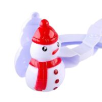 თოვლის გუნდის გასაკეთებელი პლასმასის სათამაშო, თოვლის ბაბუის ფორმის მქონე/ზამთრის თოვლის გუნდის სათამაშო (ქვიშაში სათამაშო ხელსაწყო,ქვიშის ფორმების გამოსაძერწი პლასმასი)