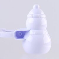 თოვლის გუნდის გასაკეთებელი პლასმასის სათამაშო, თოვლის ბაბუის ფორმის მქონე/ზამთრის თოვლის გუნდის სათამაშო (ქვიშაში სათამაშო ხელსაწყო,ქვიშის ფორმების გამოსაძერწი პლასმასი) - Image 9