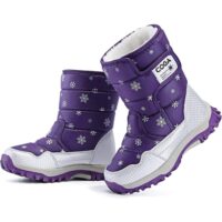 ჩექმა საბავშვო, წყალგაუმტარი ზამთრის ჩექმები, დათბილული ბავშვის ზამთრის ფეხსაცმელი, ზამთრის თბილი ფეხსაცმელი ბიჭებისთვის და გოგონებისთვის - Image 5