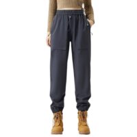 Trousers Warm Unisex Waterproof Velvet Lined Thermal Pants for Autumn Winter Spring Hiking Casual Workwear Mountains/unisex - Image 6