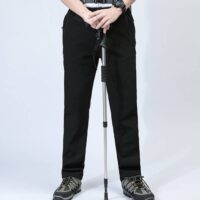 Trousers Men's Warm Waterproof  Thermal fleece Lined Pants for Autumn Winter Spring Hiking Casual Workwear Mountains - Image 7