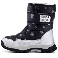 ჩექმა საბავშვო, წყალგაუმტარი ზამთრის ჩექმები, დათბილული ბავშვის ზამთრის ფეხსაცმელი, ზამთრის თბილი ფეხსაცმელი ბიჭებისთვის და გოგონებისთვის - Image 12