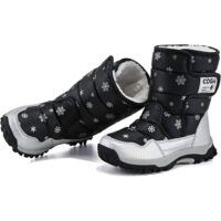 ჩექმა საბავშვო, წყალგაუმტარი ზამთრის ჩექმები, დათბილული ბავშვის ზამთრის ფეხსაცმელი, ზამთრის თბილი ფეხსაცმელი ბიჭებისთვის და გოგონებისთვის - Image 14