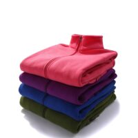 Женская флисовая жакет/толстая теплая жакет/двусторонний флисовый жакет/куртки (одежда) — изображение 2